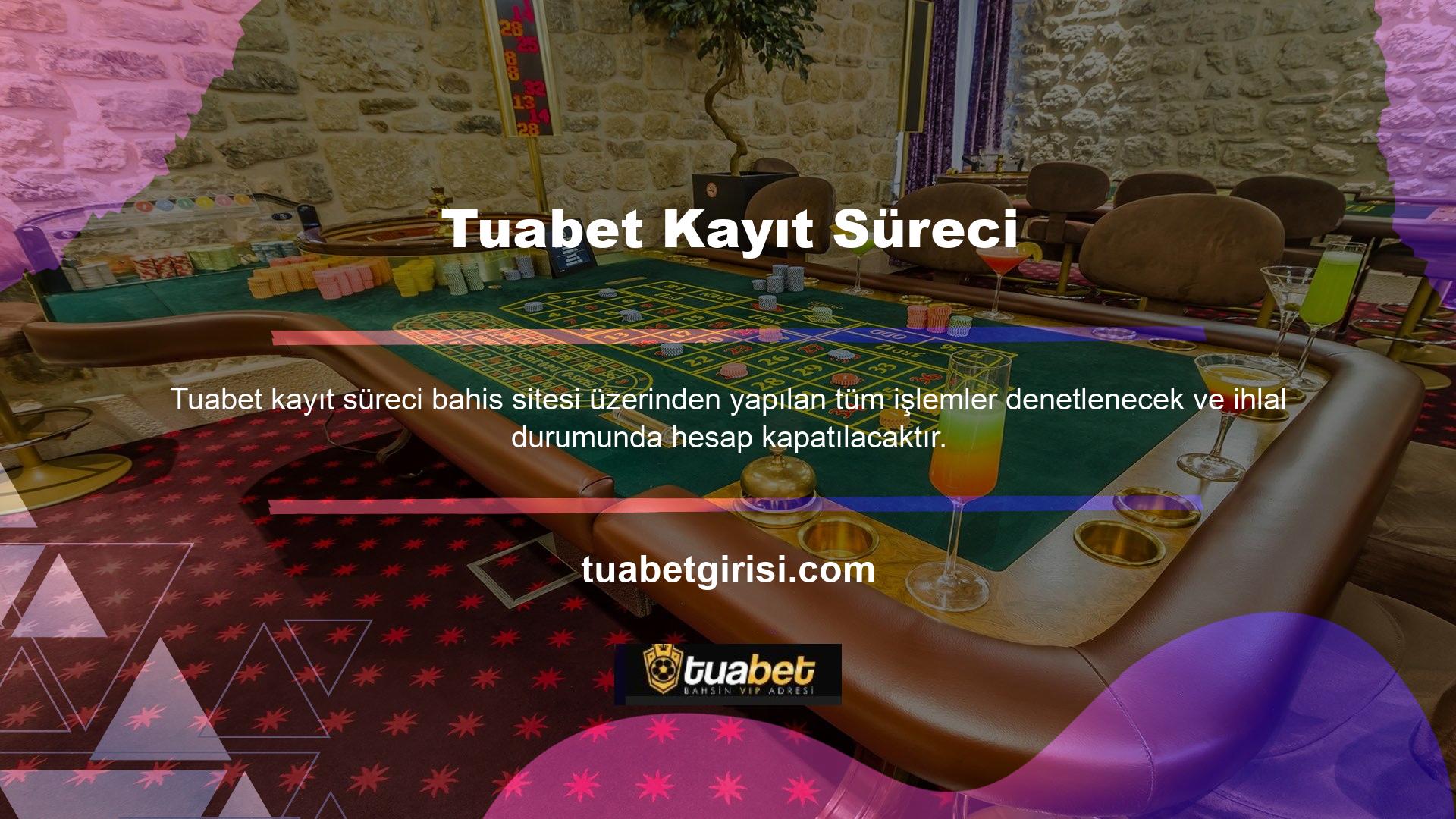 Türkiye'nin en iyi ve en güvenli canlı bahis sitelerinden biri olan Tuabet, üyelerine kolay kayıt olanağı sunuyor